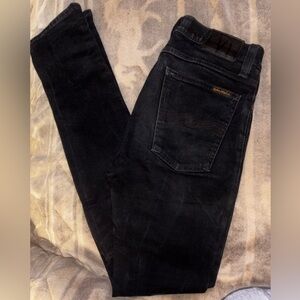 Women’s Nudie Jeans High Kai Black Organic Denim
Size 30x34
